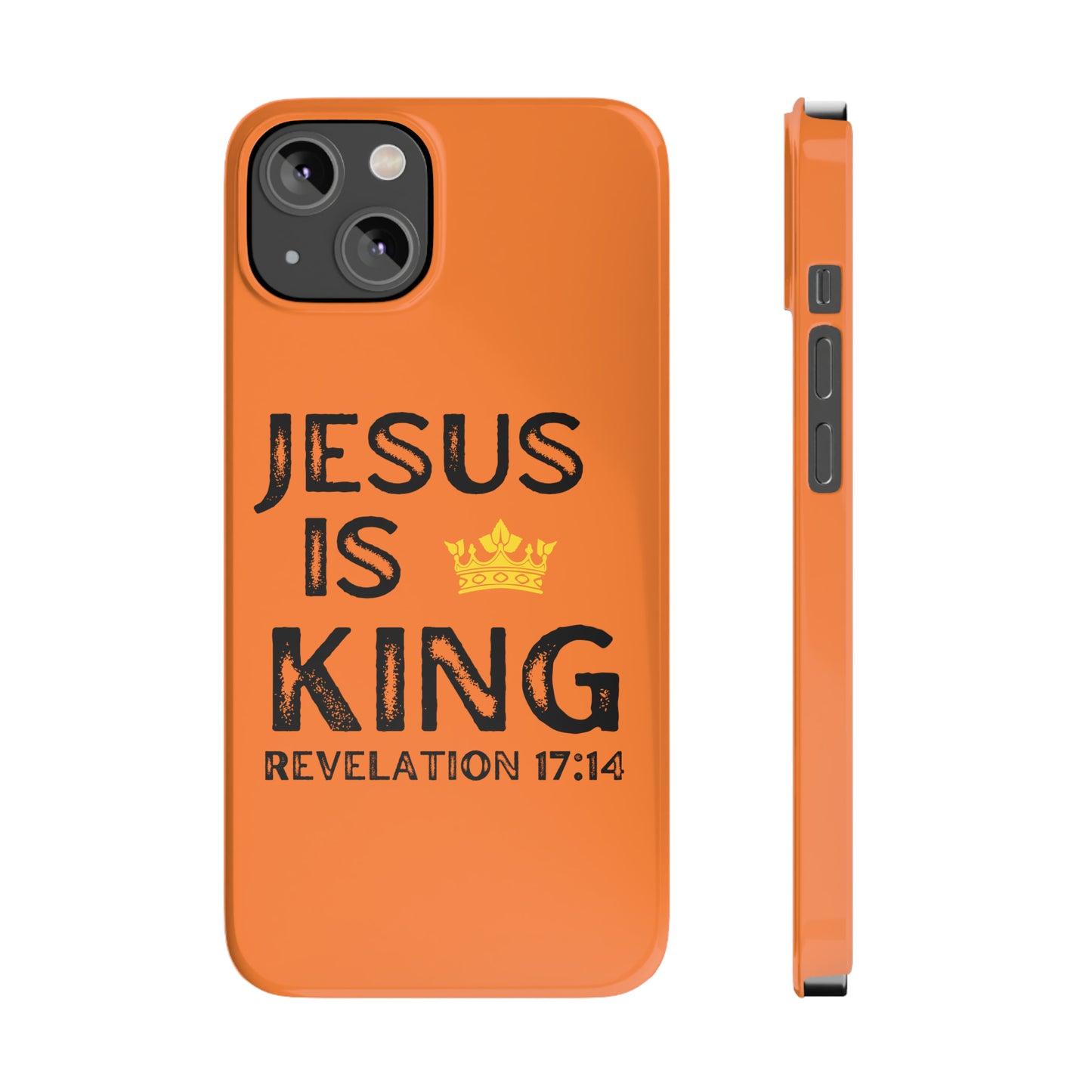 JESUS IS KING - phone case