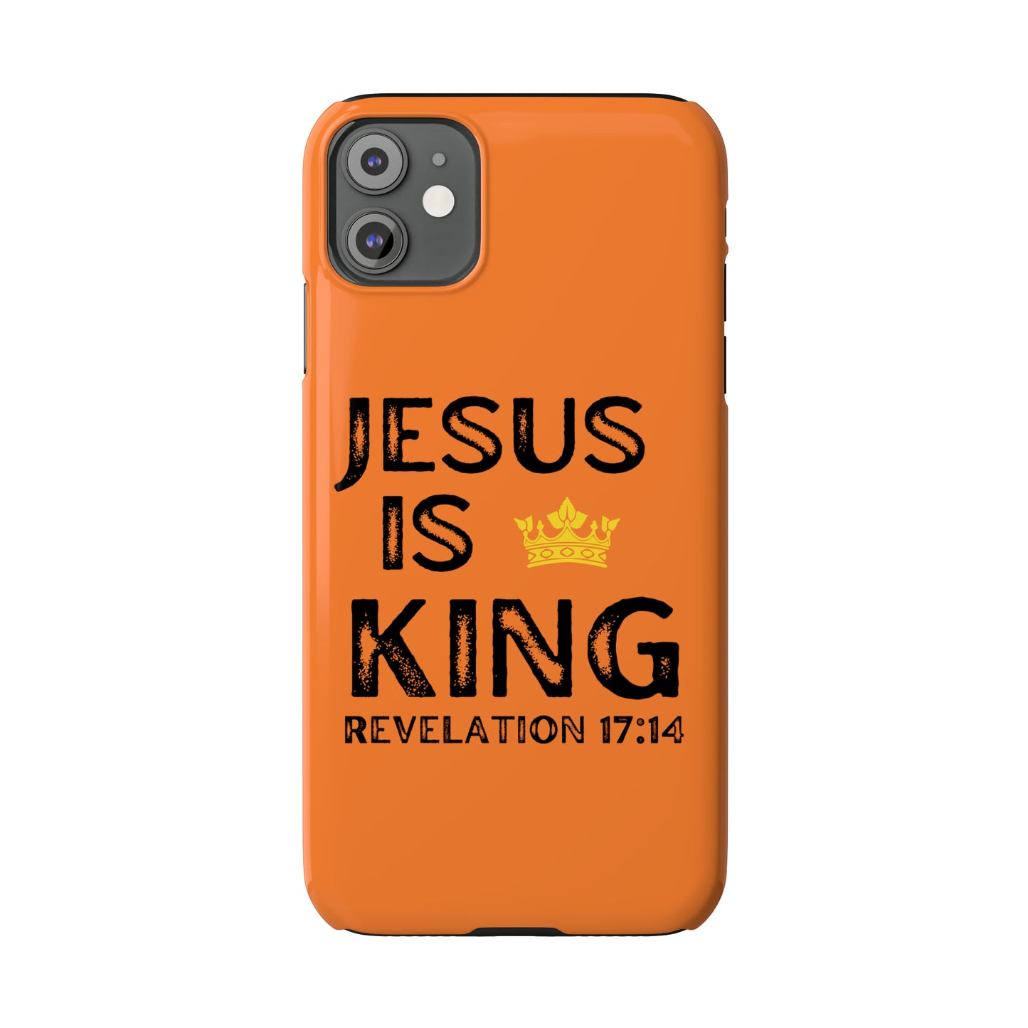 JESUS IS KING - phone case