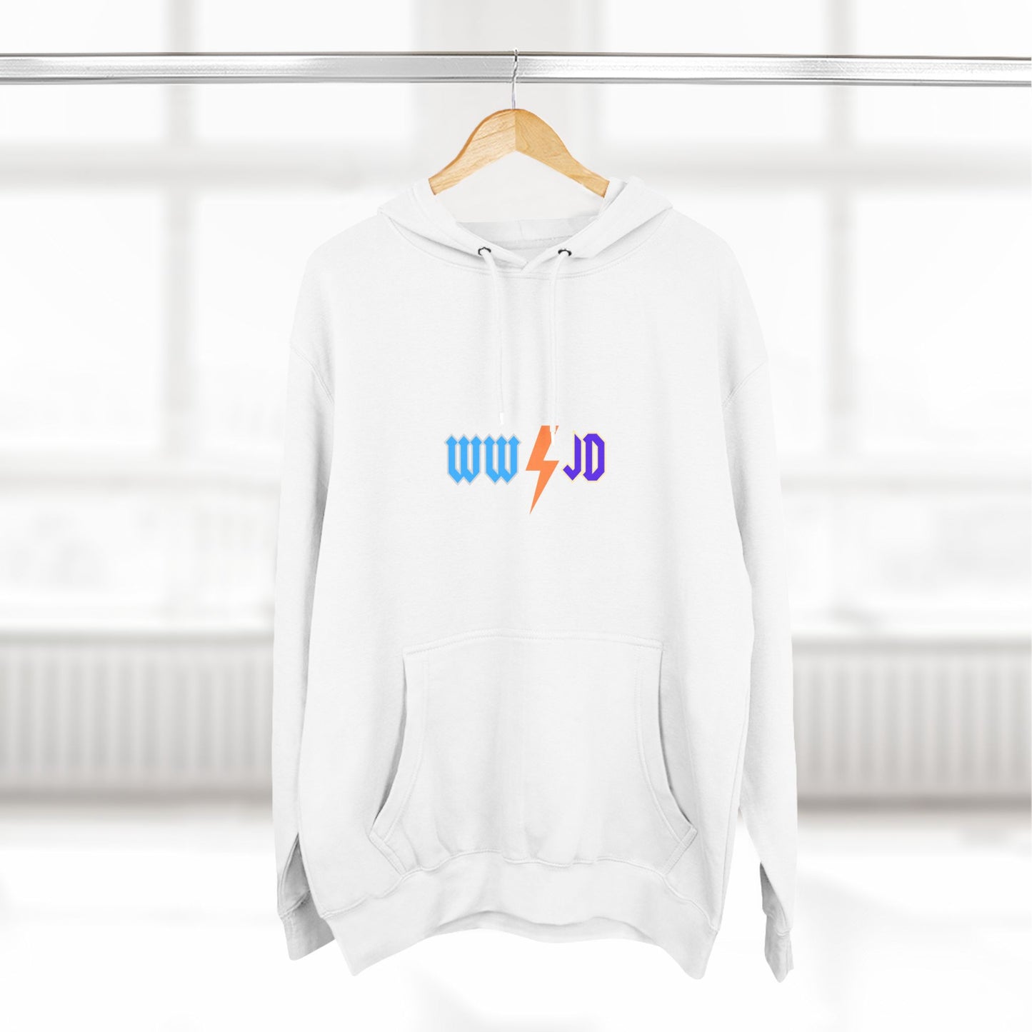 Three-Panel Fleece Hoodie - WWJD