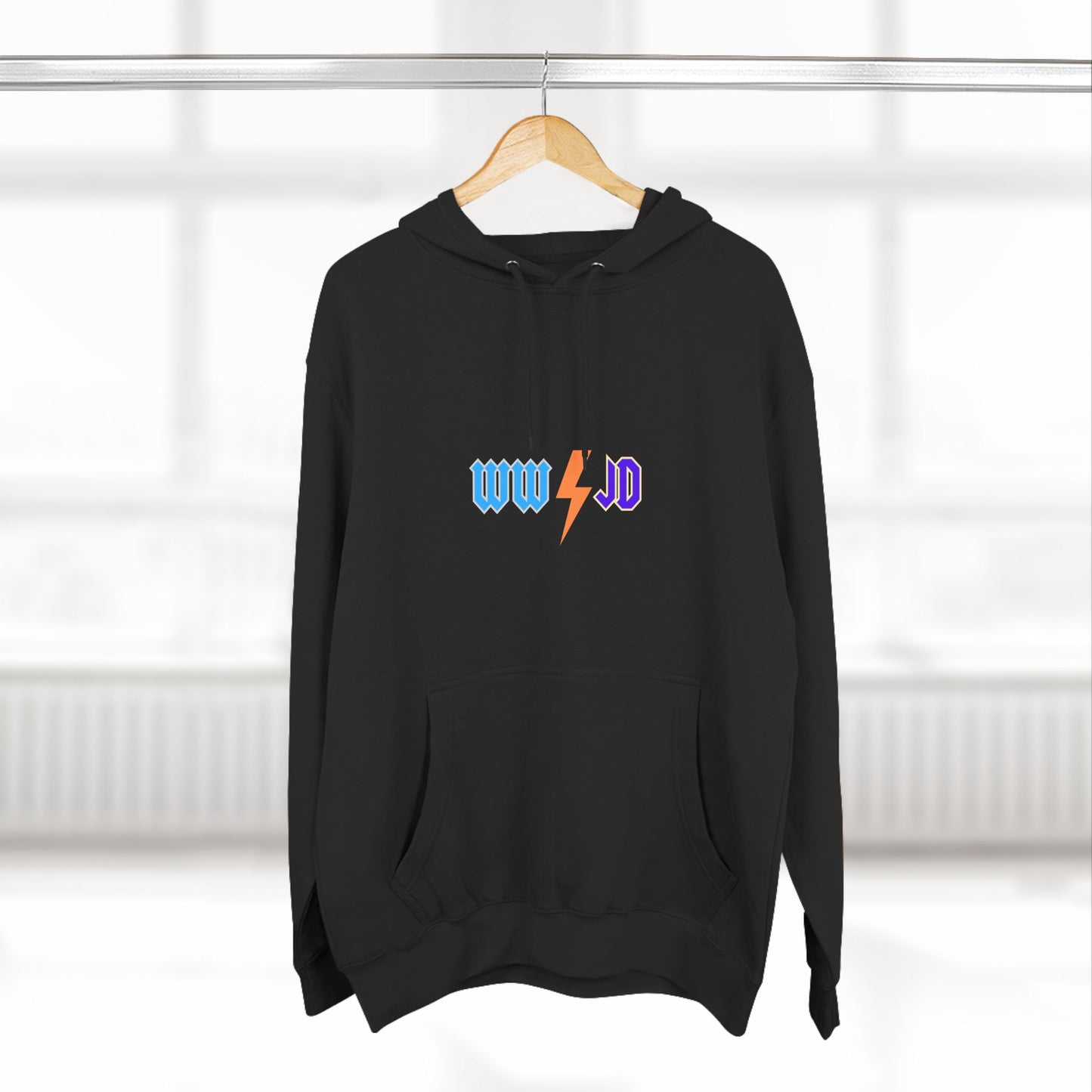 Three-Panel Fleece Hoodie - WWJD