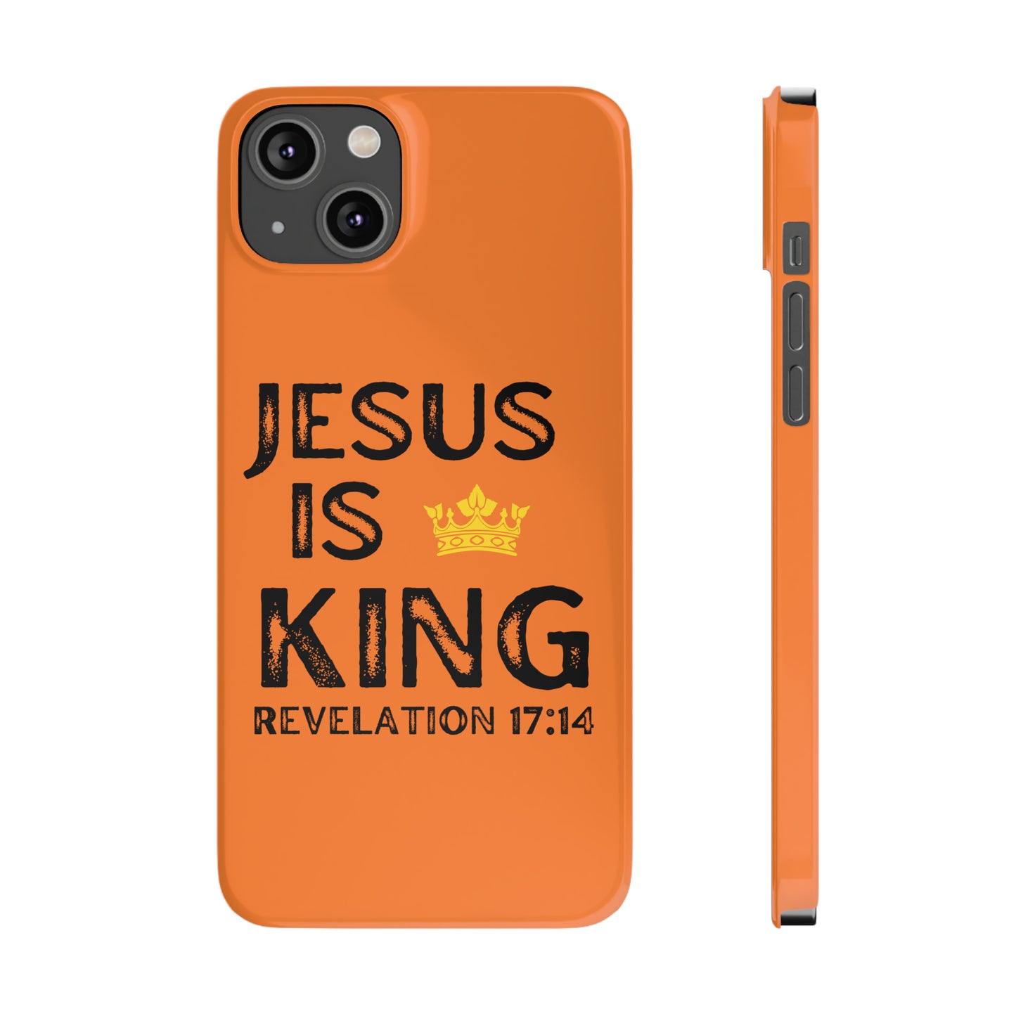 JESUS IS KING - phone case