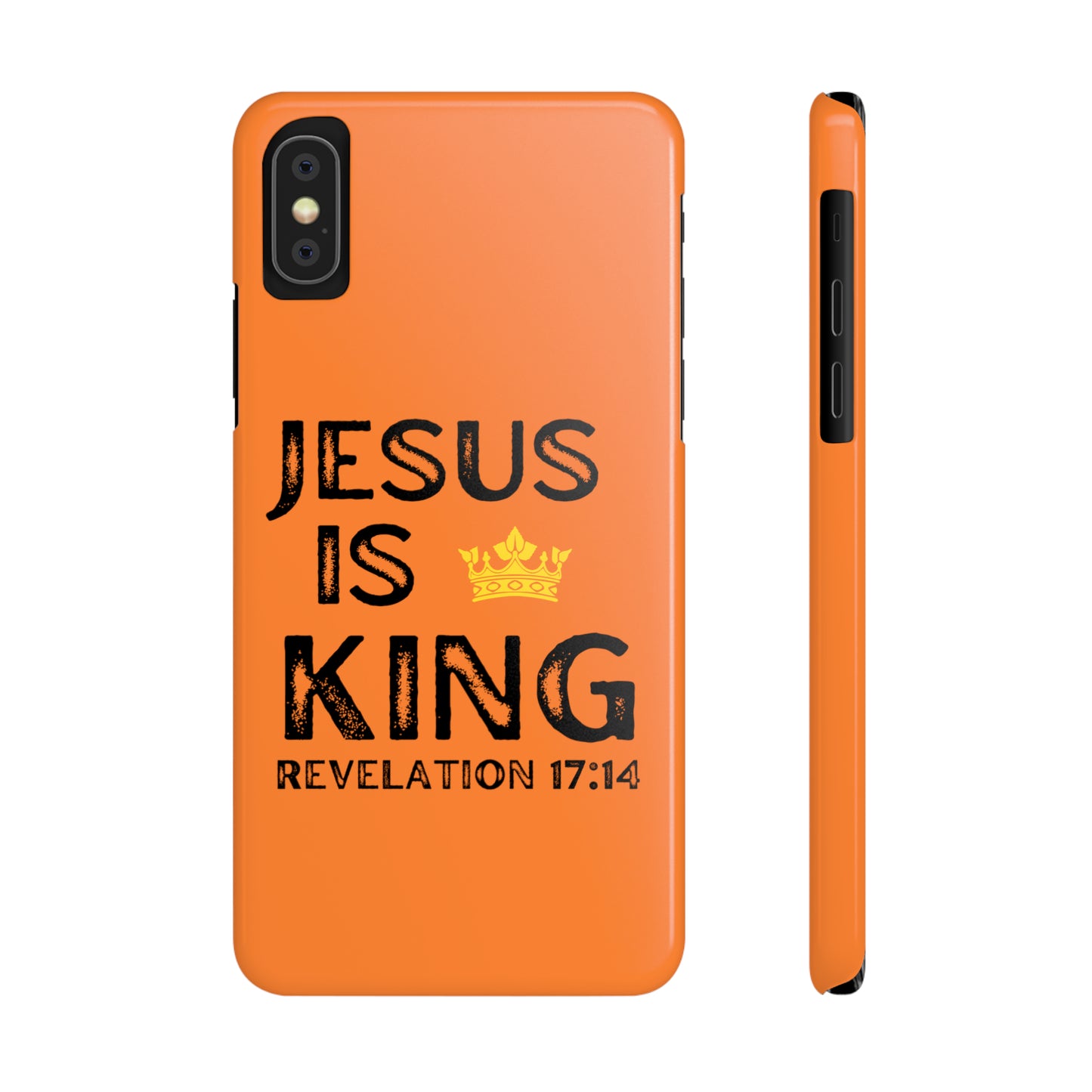 JESUS IS KING - phone case