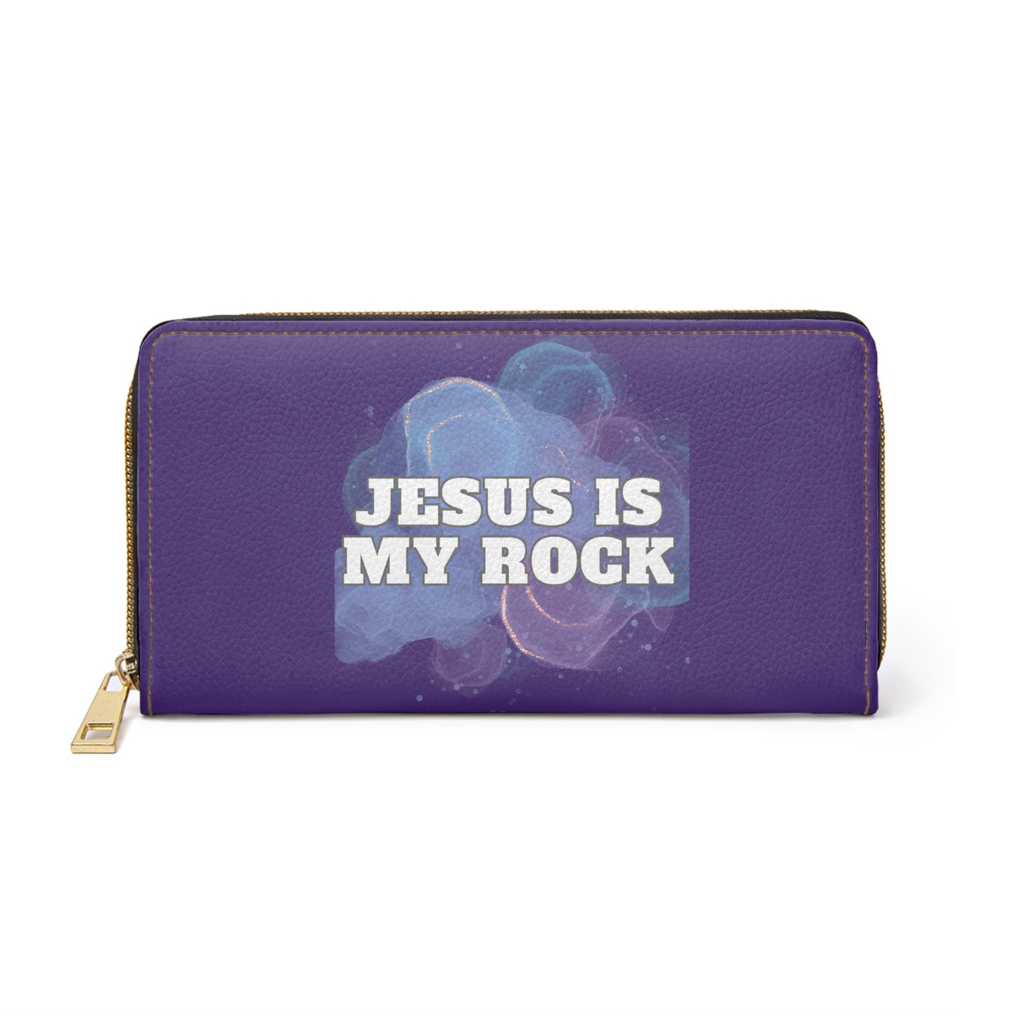 JESUS is my rock - Zipper Wallet