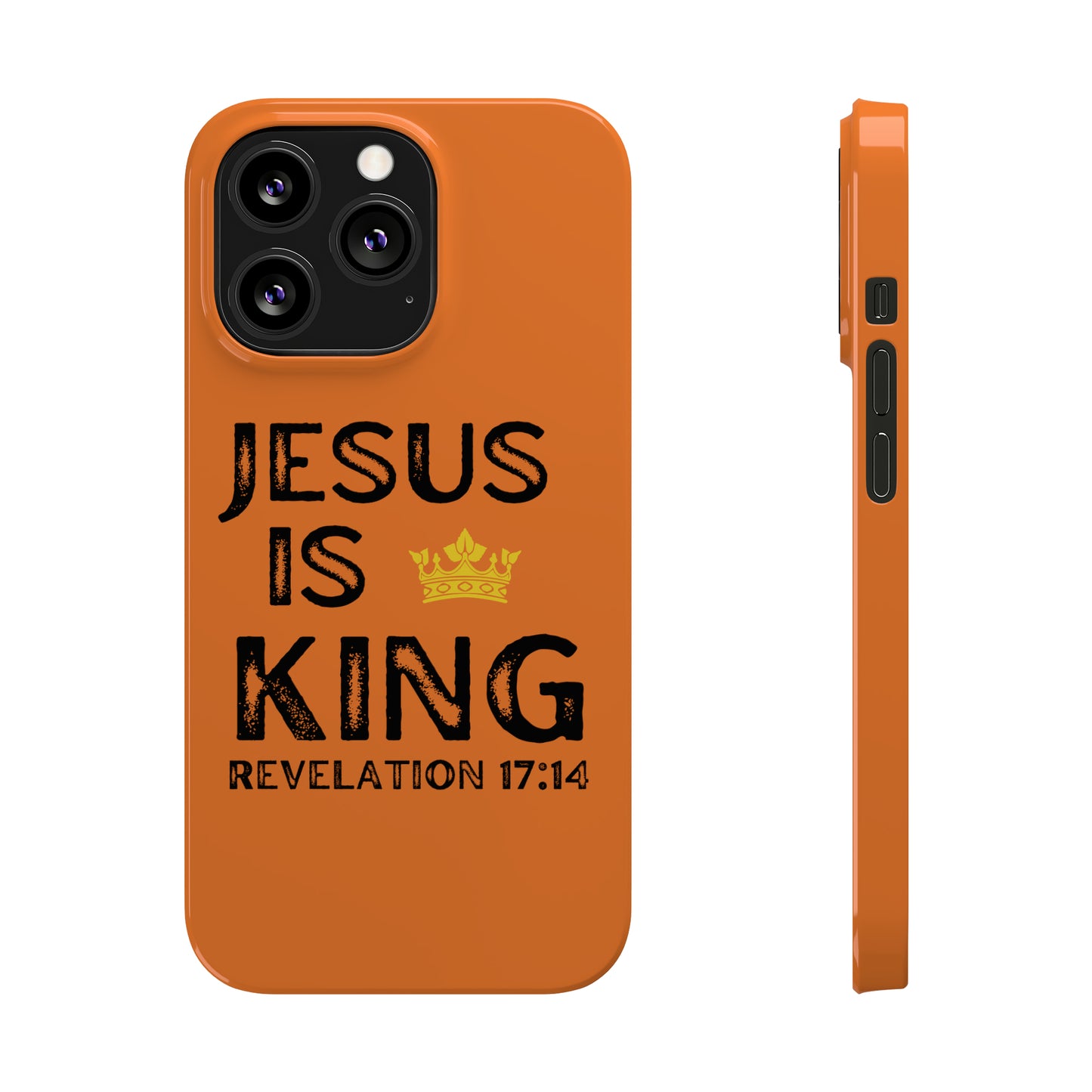 JESUS IS KING - phone case