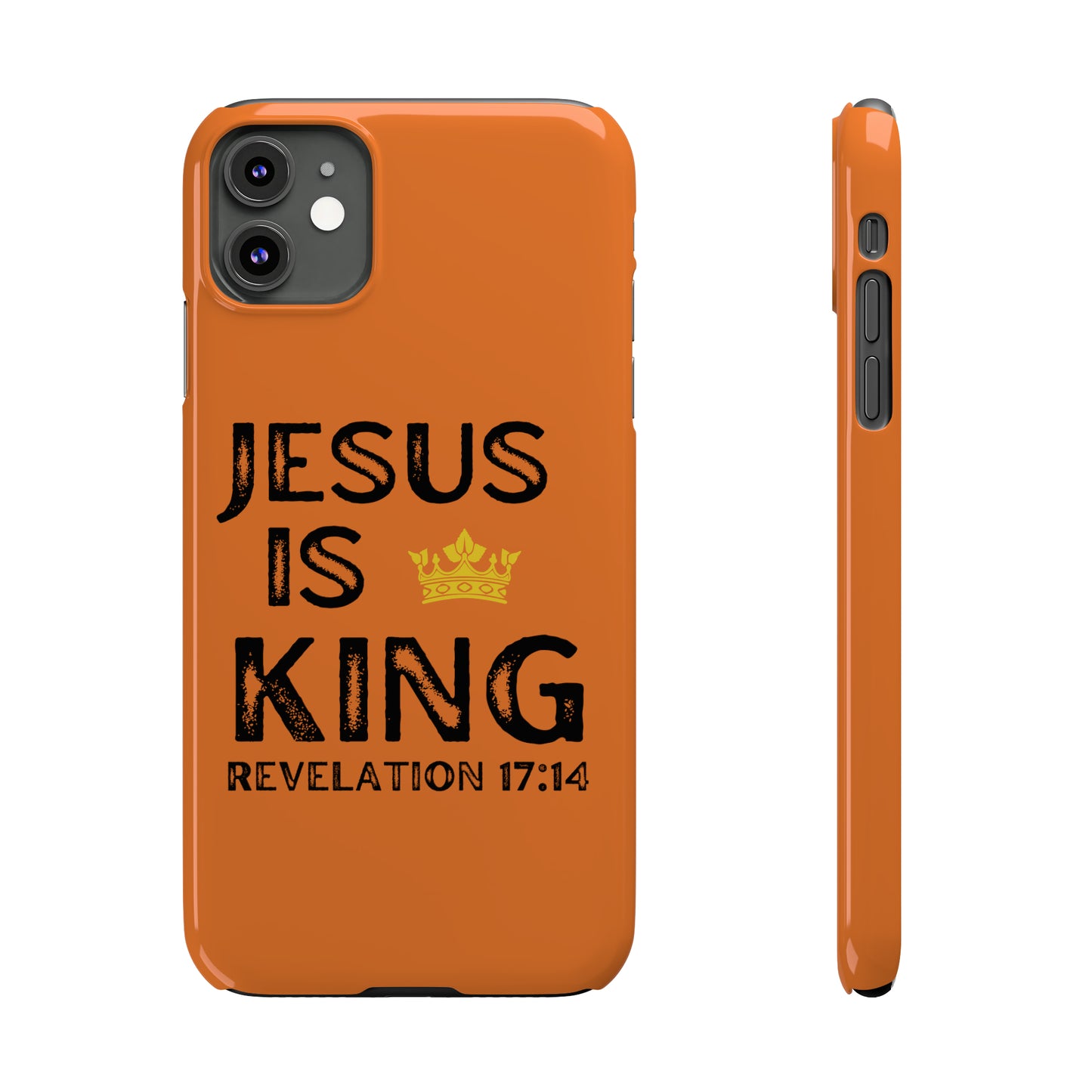 JESUS IS KING - phone case