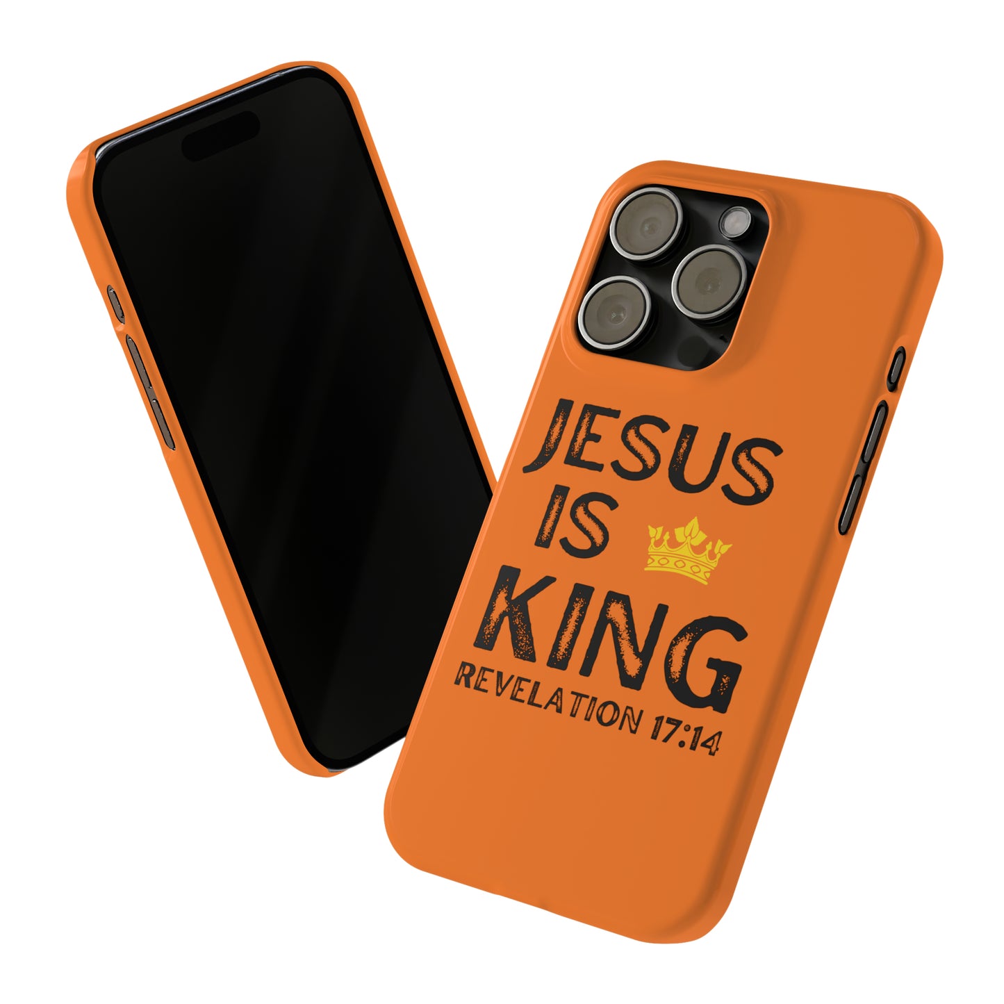 JESUS IS KING - phone case