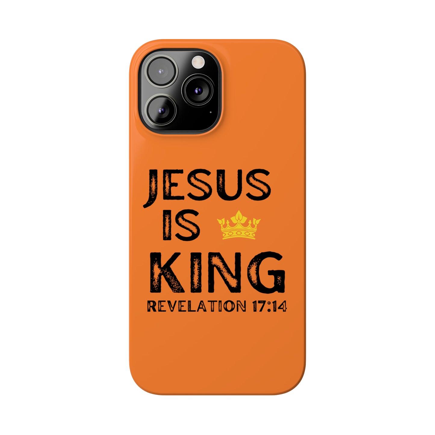 JESUS IS KING - phone case