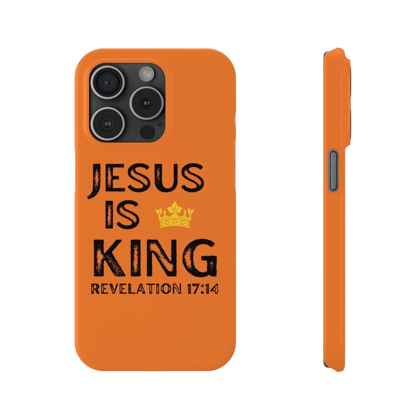 JESUS IS KING - phone case