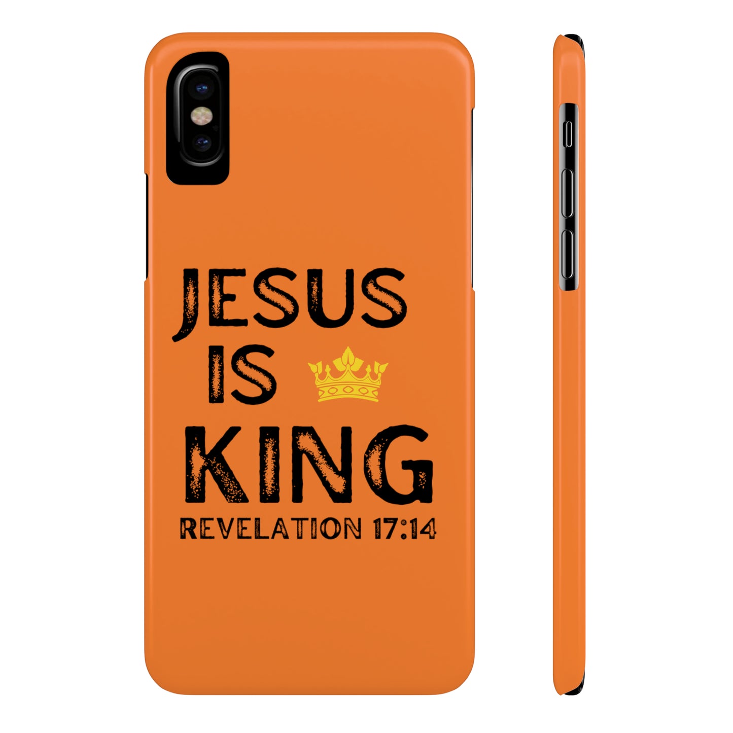 JESUS IS KING - phone case