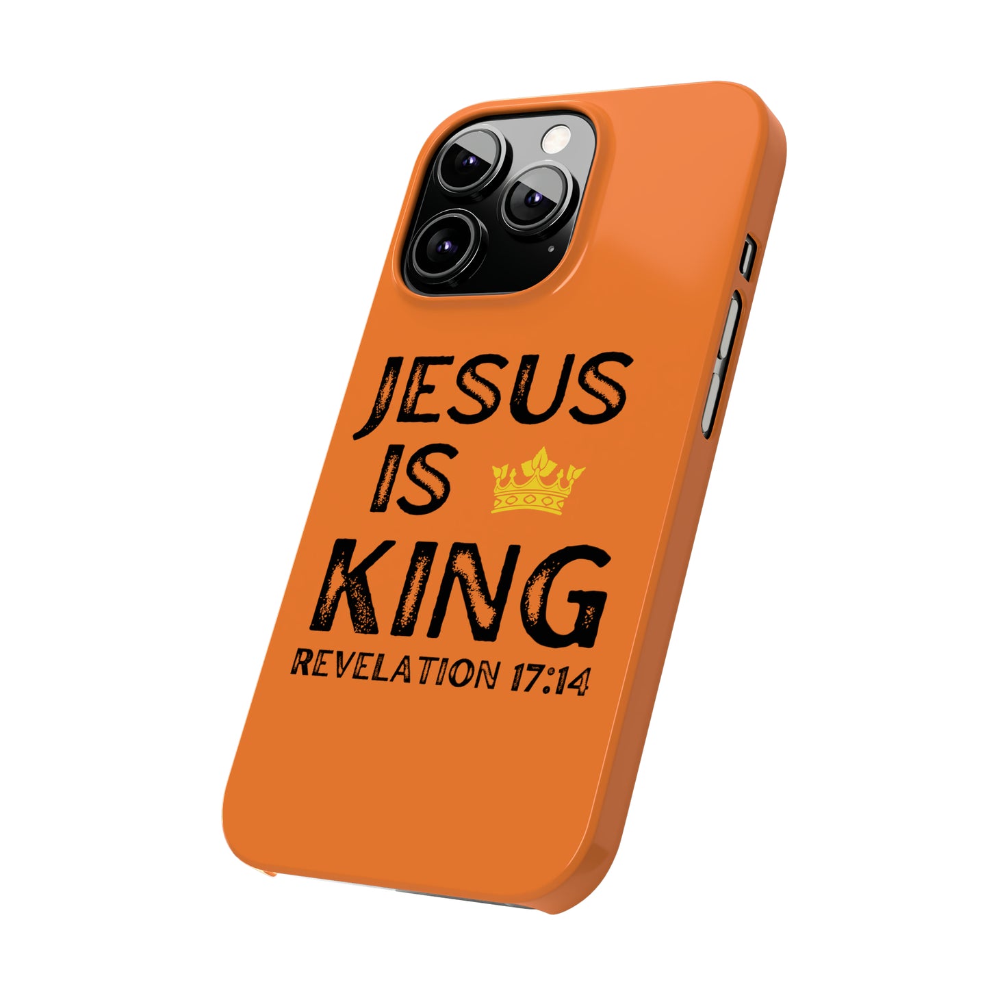 JESUS IS KING - phone case