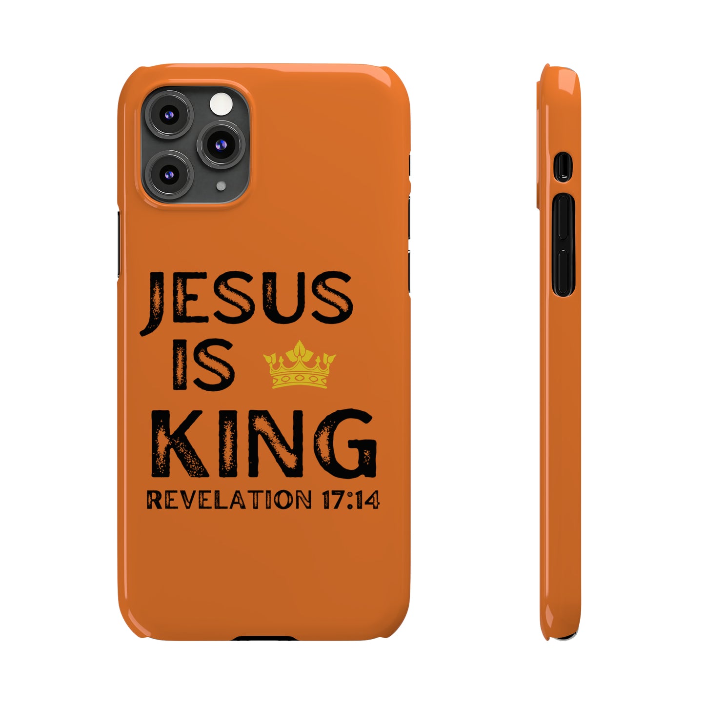 JESUS IS KING - phone case