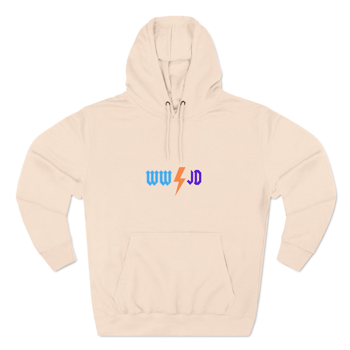 Three-Panel Fleece Hoodie - WWJD