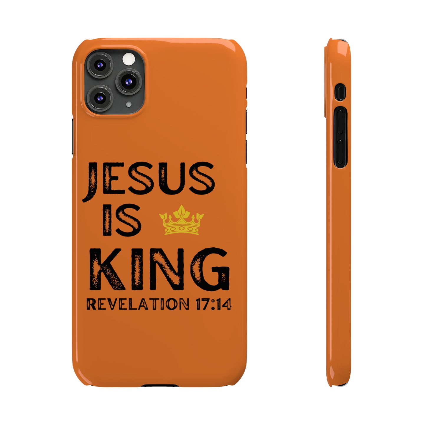 JESUS IS KING - phone case