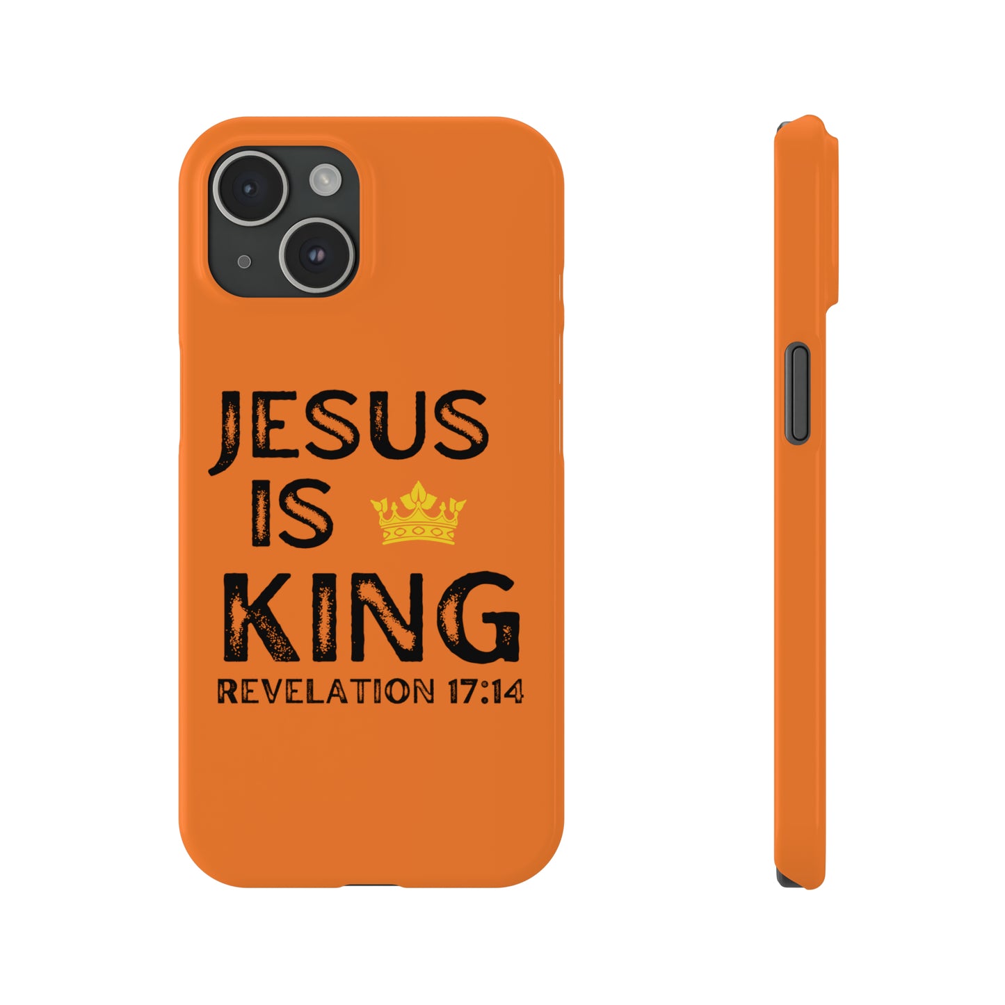 JESUS IS KING - phone case