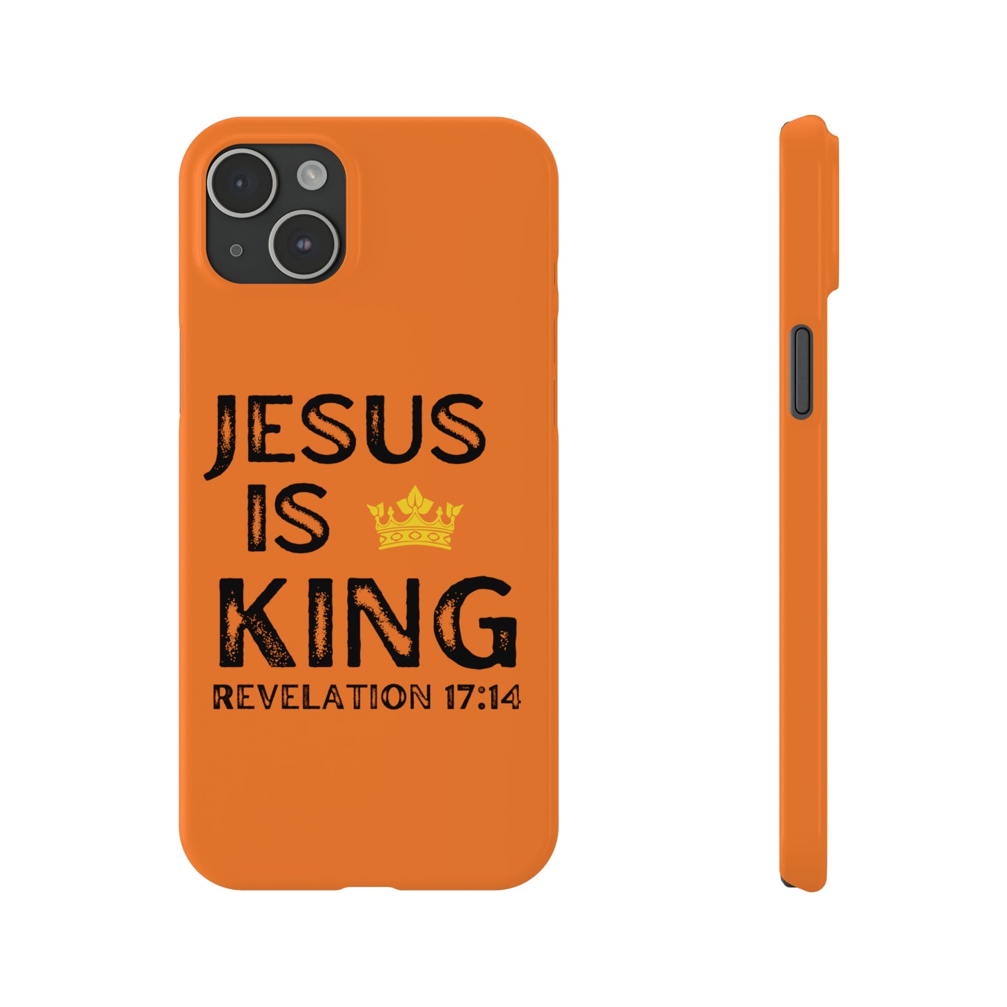 JESUS IS KING - phone case