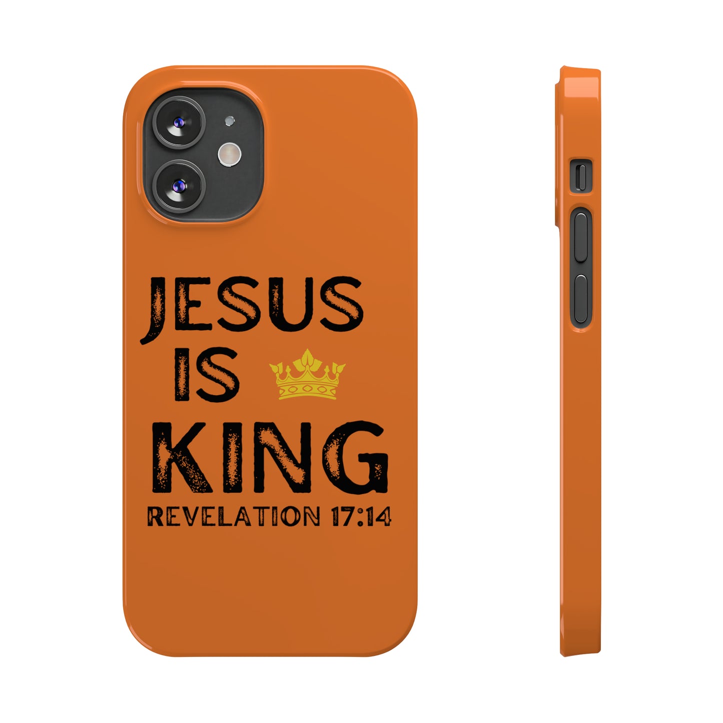 JESUS IS KING - phone case