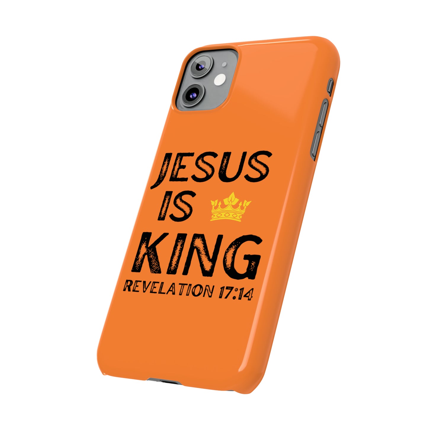 JESUS IS KING - phone case