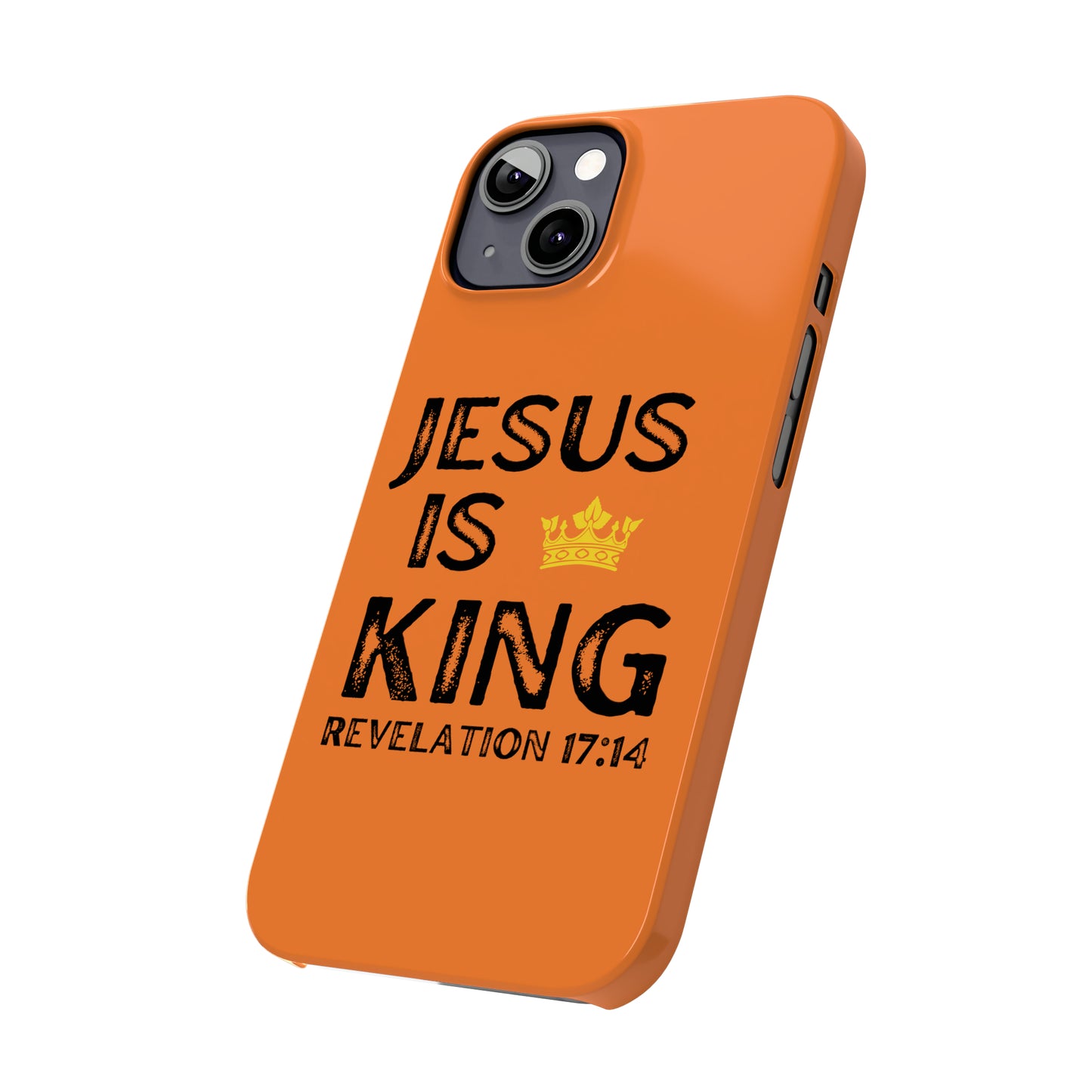 JESUS IS KING - phone case