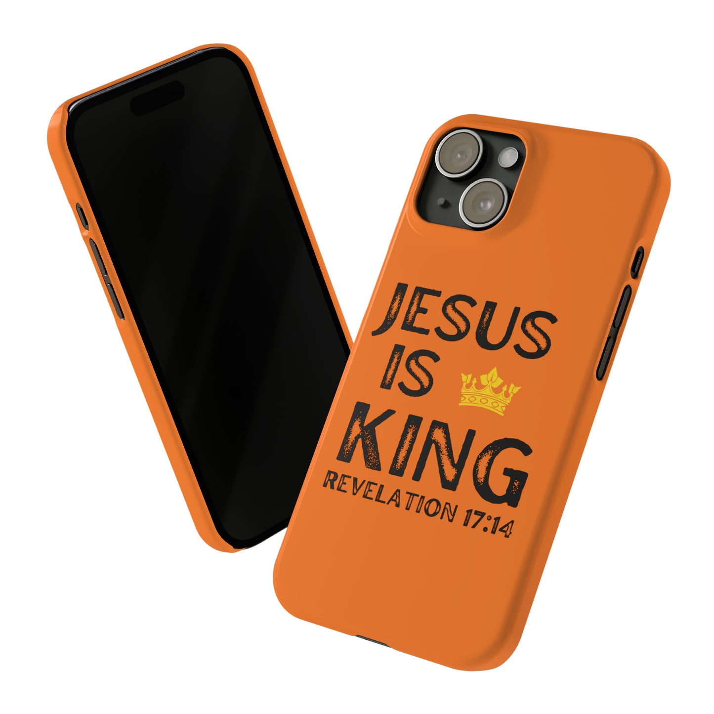 JESUS IS KING - phone case