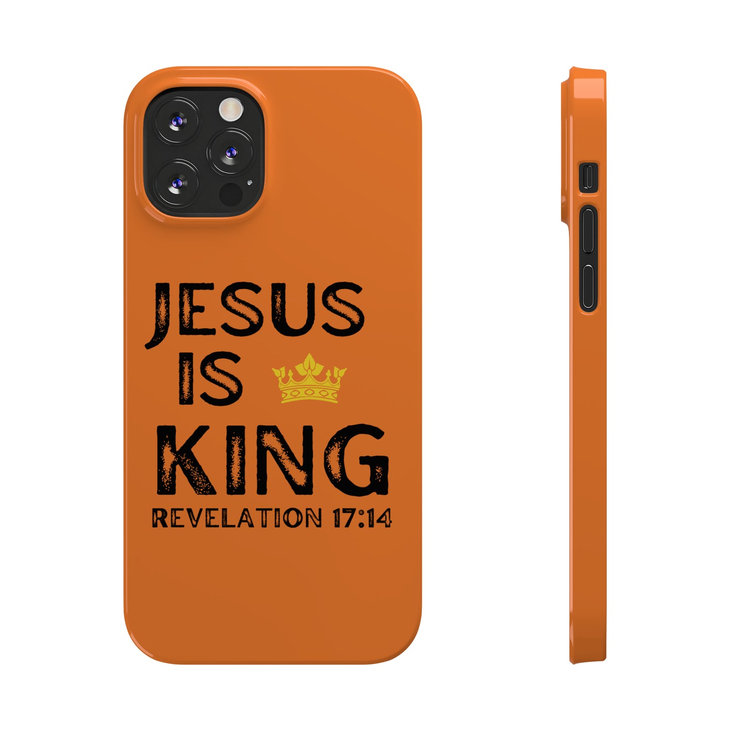 JESUS IS KING - phone case