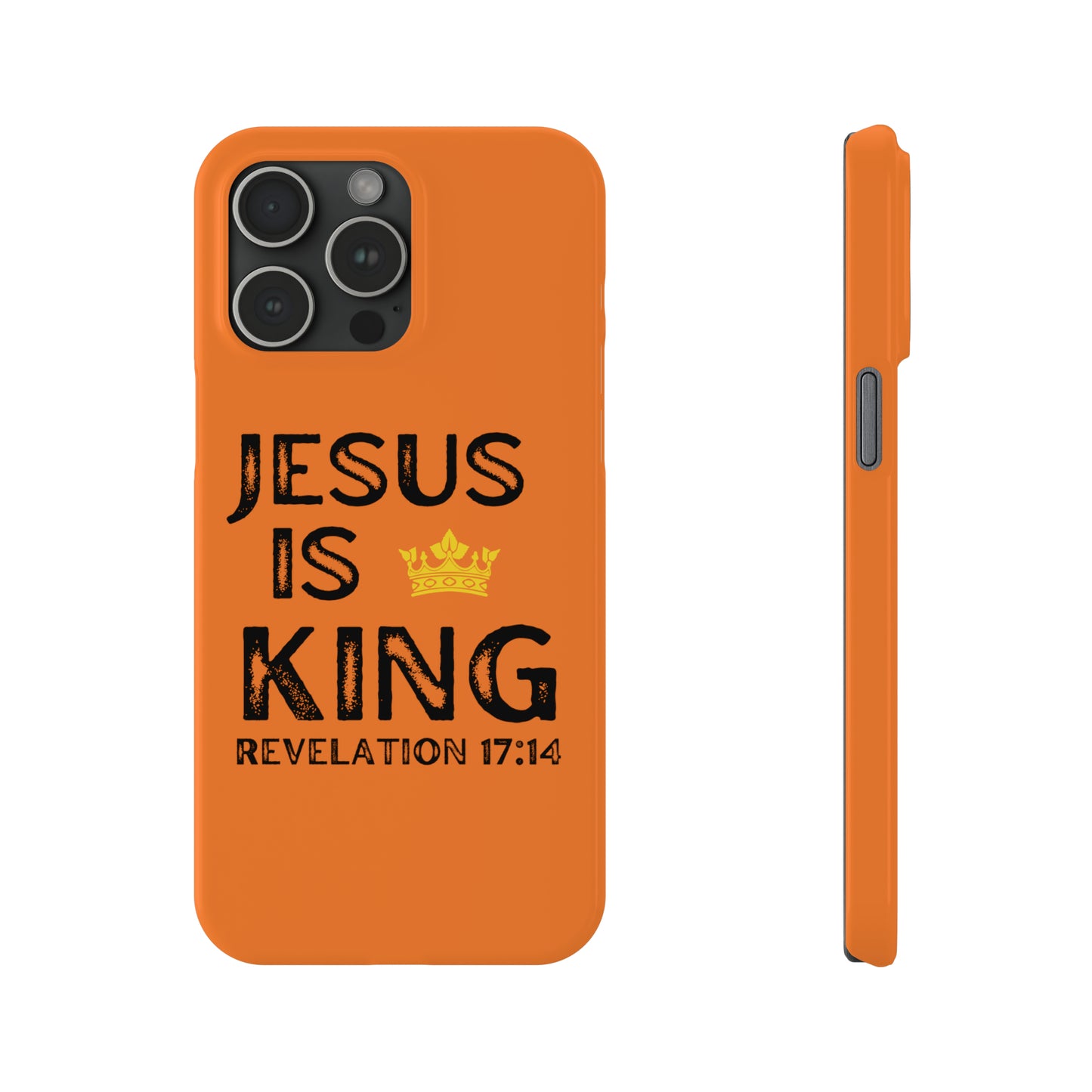 JESUS IS KING - phone case