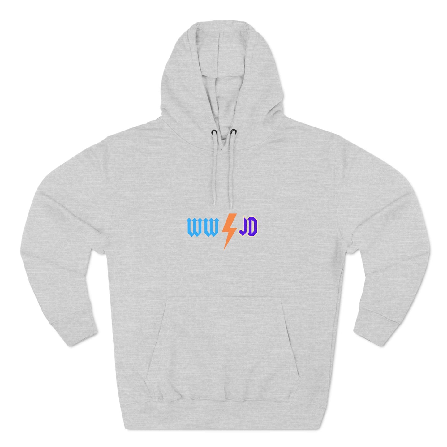 Three-Panel Fleece Hoodie - WWJD