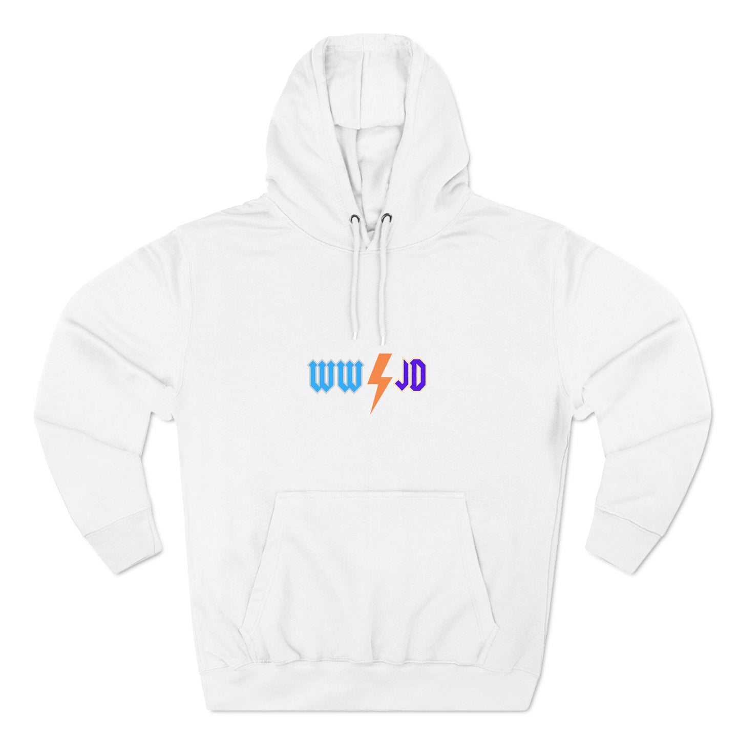 Three-Panel Fleece Hoodie - WWJD