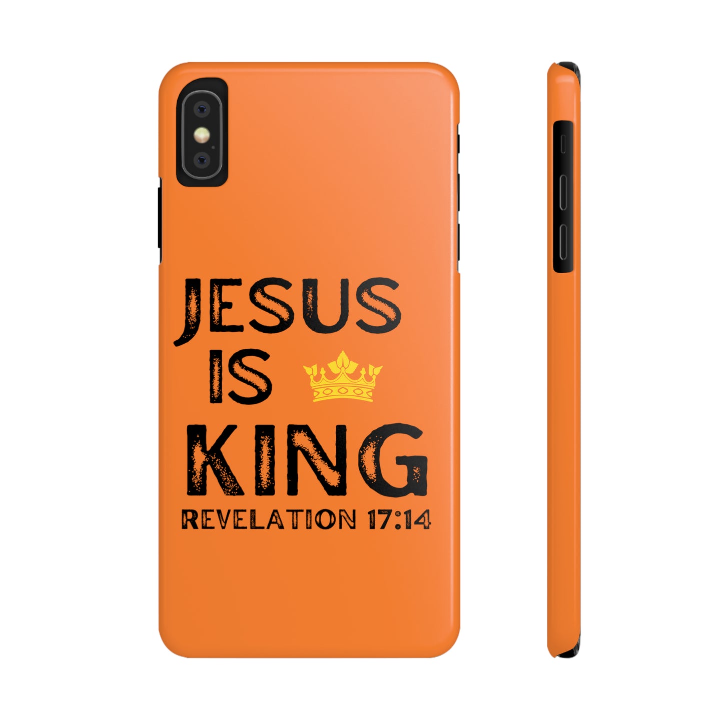 JESUS IS KING - phone case