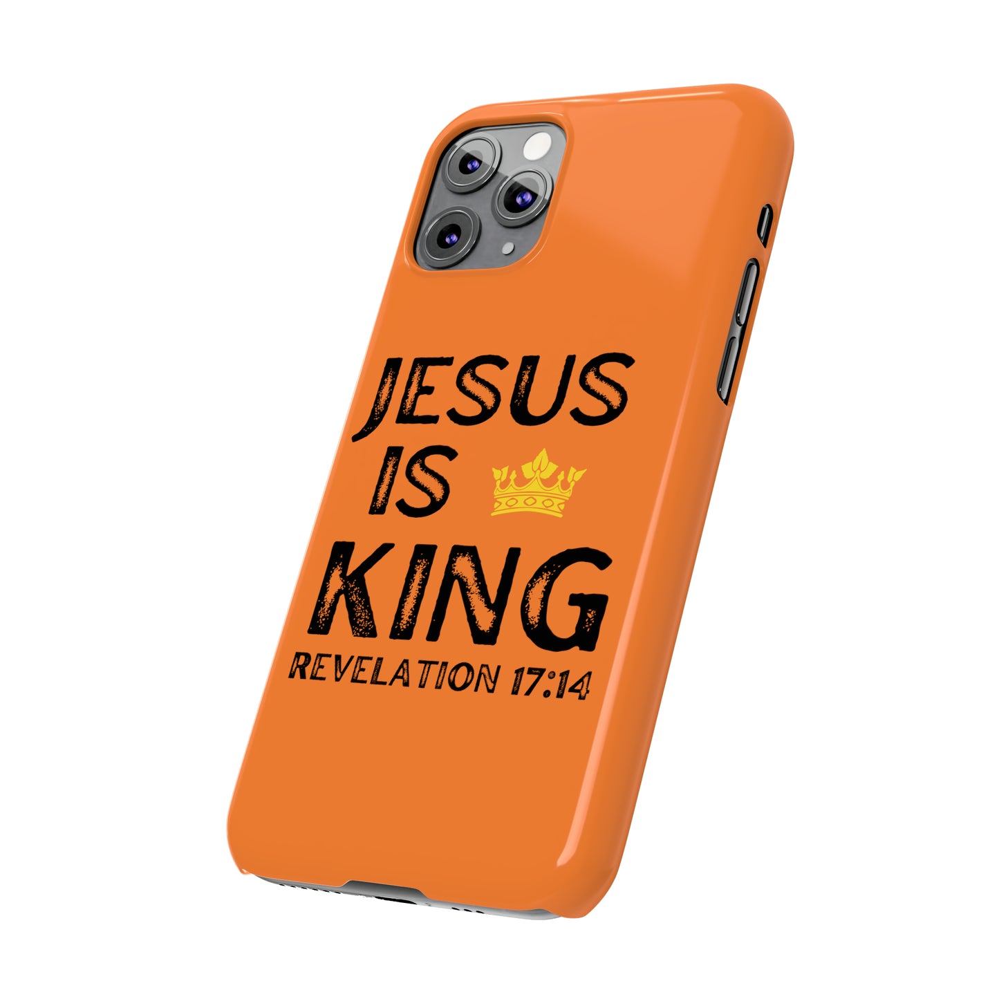 JESUS IS KING - phone case