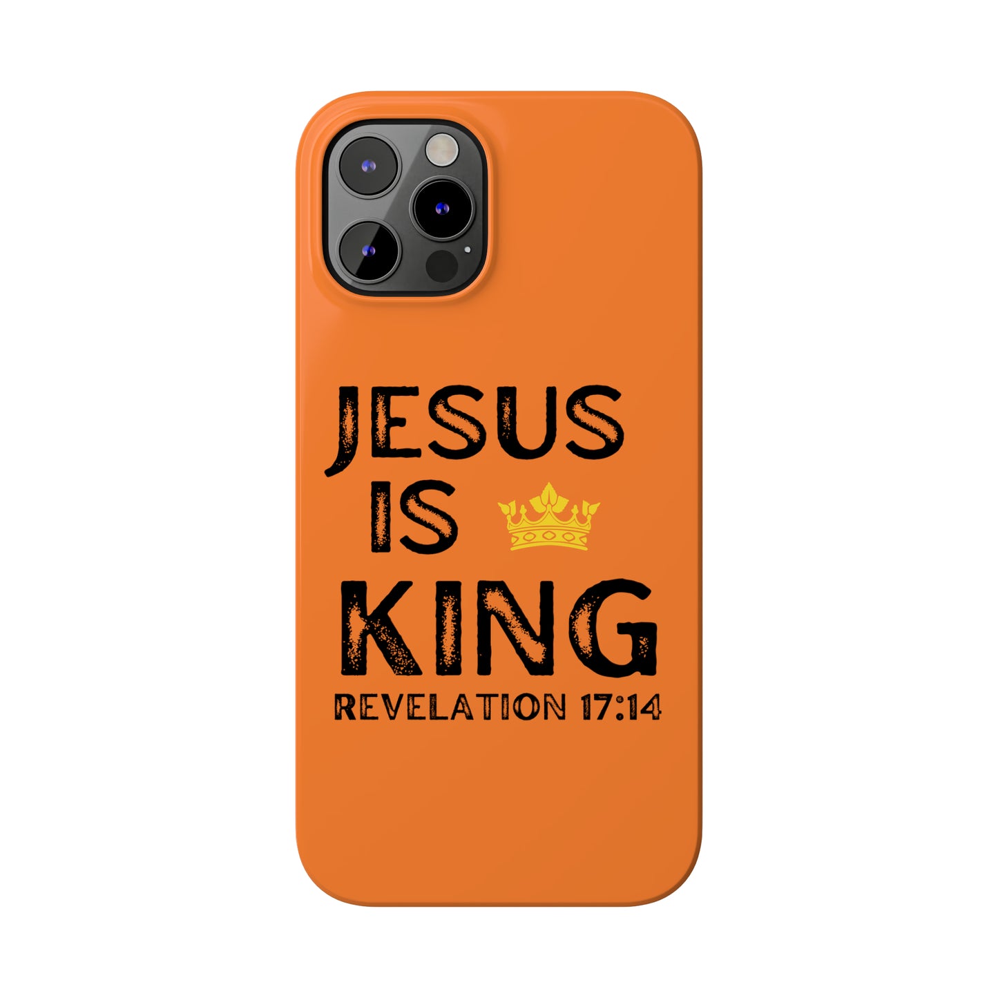 JESUS IS KING - phone case