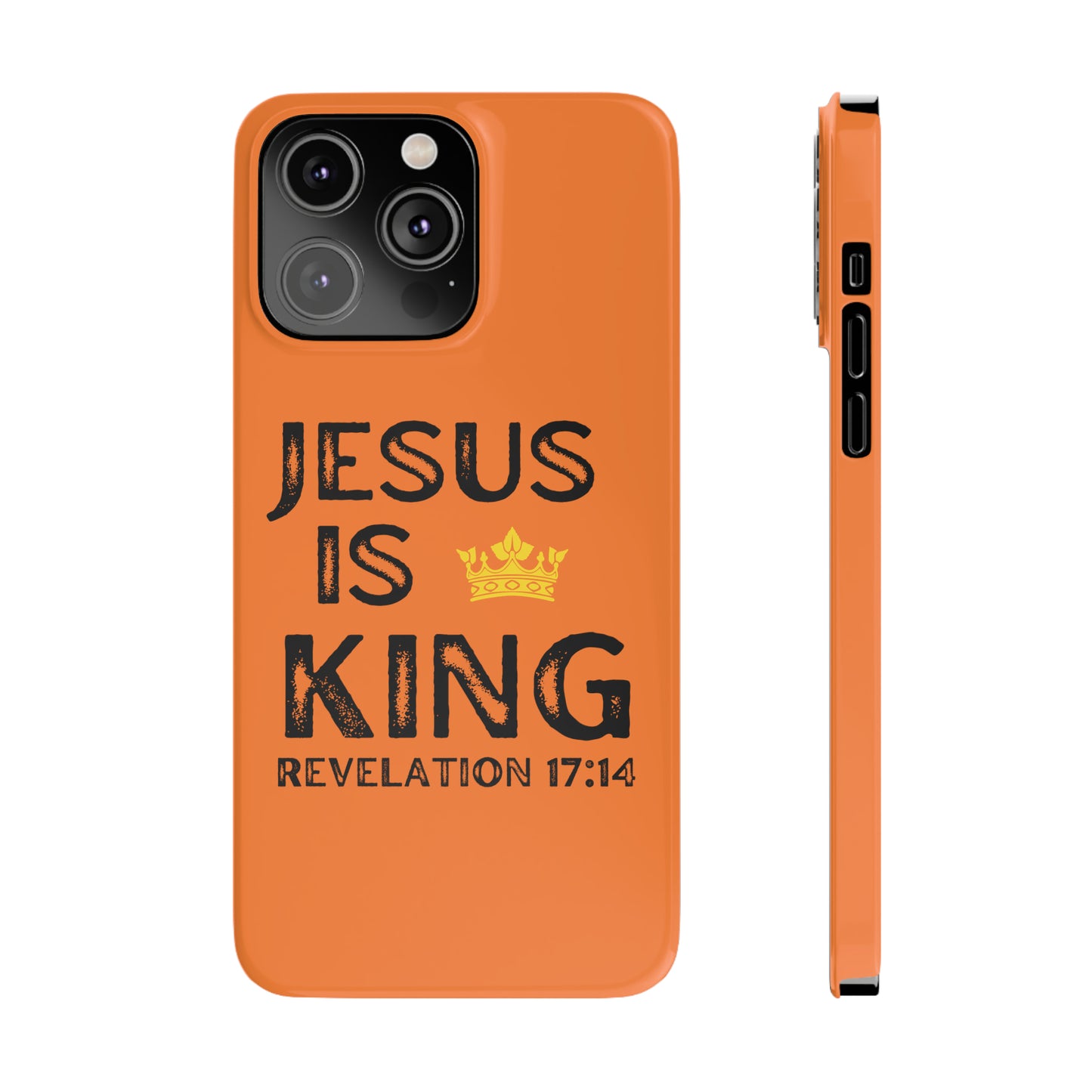 JESUS IS KING - phone case