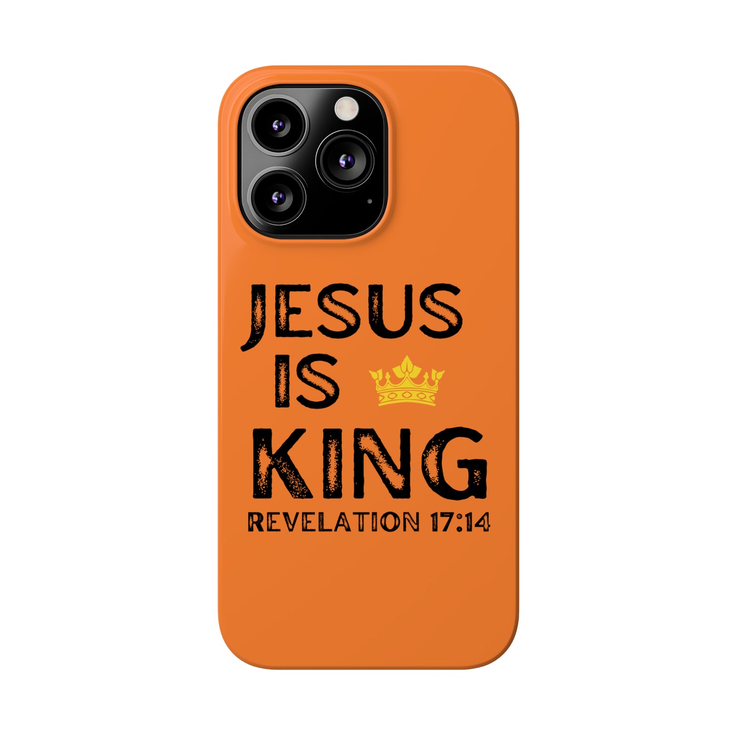 JESUS IS KING - phone case