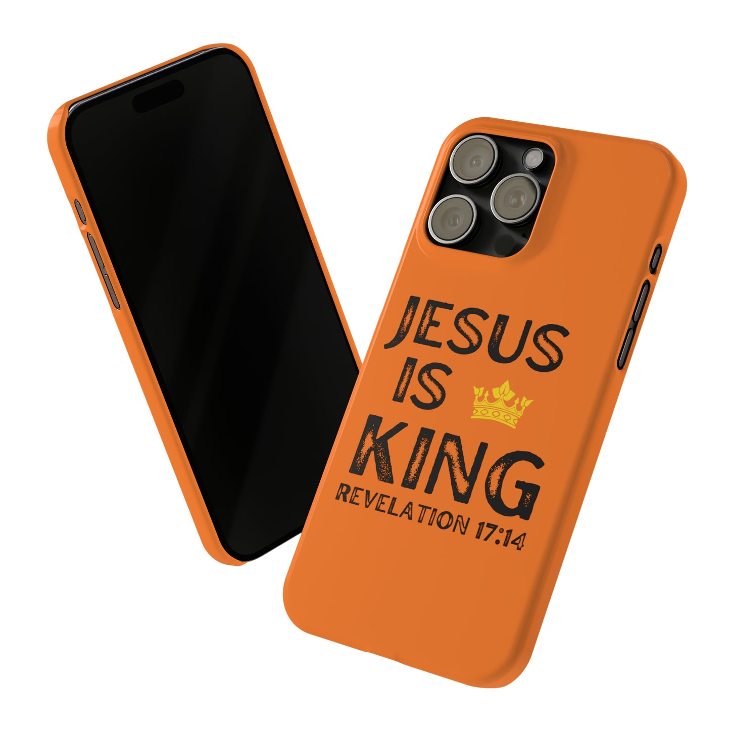 JESUS IS KING - phone case