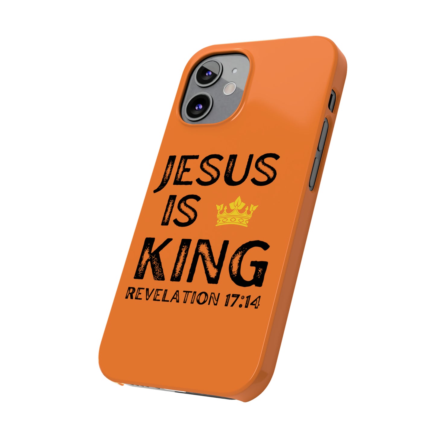 JESUS IS KING - phone case