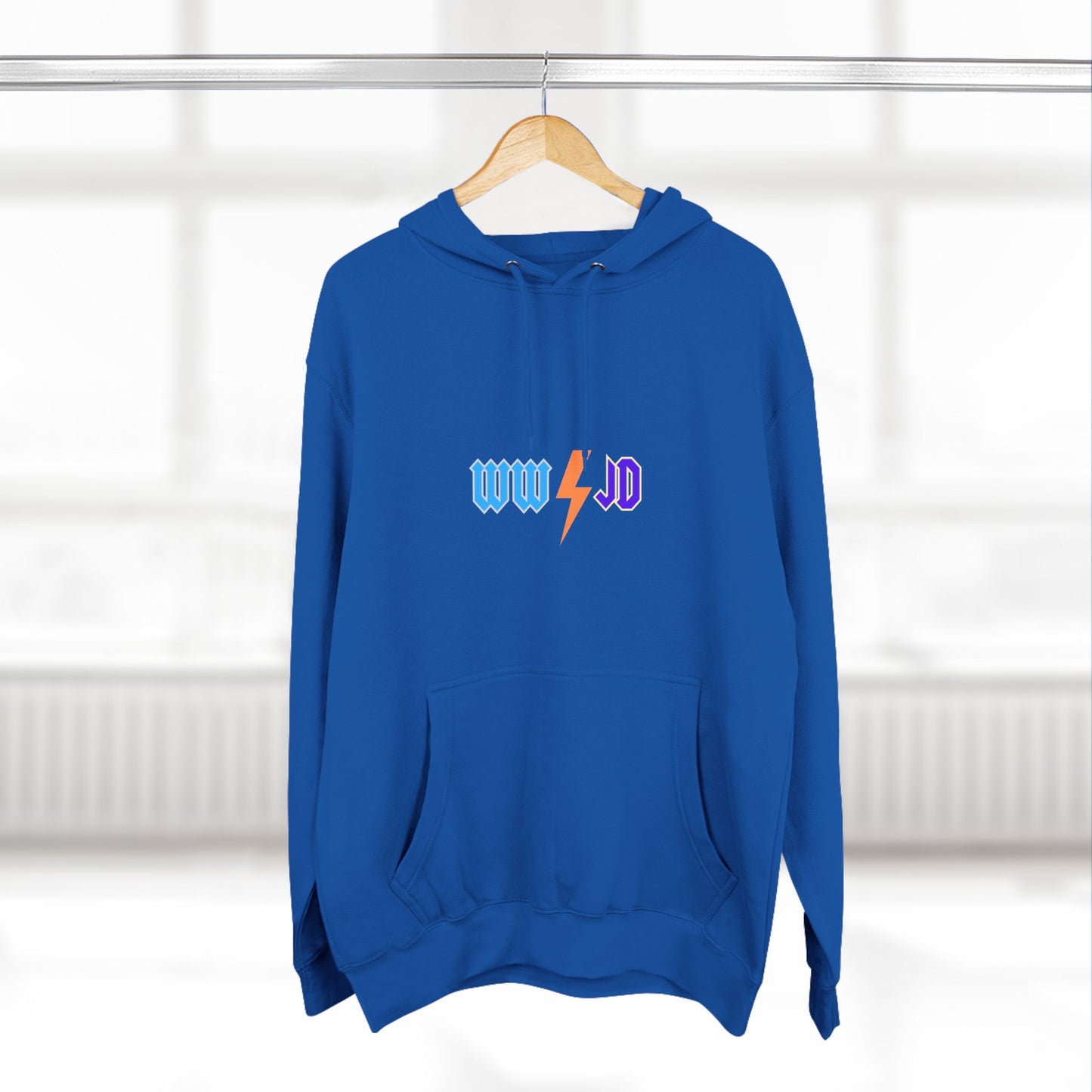 Three-Panel Fleece Hoodie - WWJD