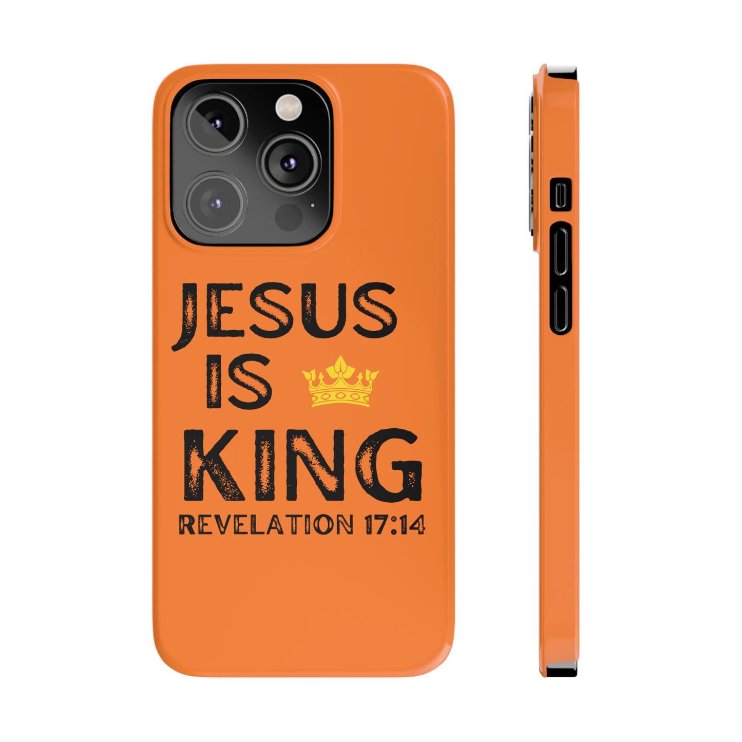 JESUS IS KING - phone case